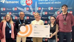 El projecte InserDONA de Femarec rep 25.805 € gràcies a les aportacions dels clients de Bonpreu i Esclat